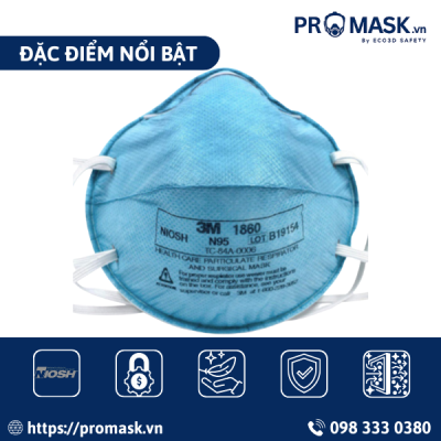 Đặc điểm nổi bật khẩu trang 3M – 1860